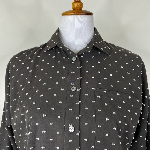ATM ANTHONY THOMAS MELILLO Clip Dot Boyfriend Shirt XS NWT - Picture 7 of 14